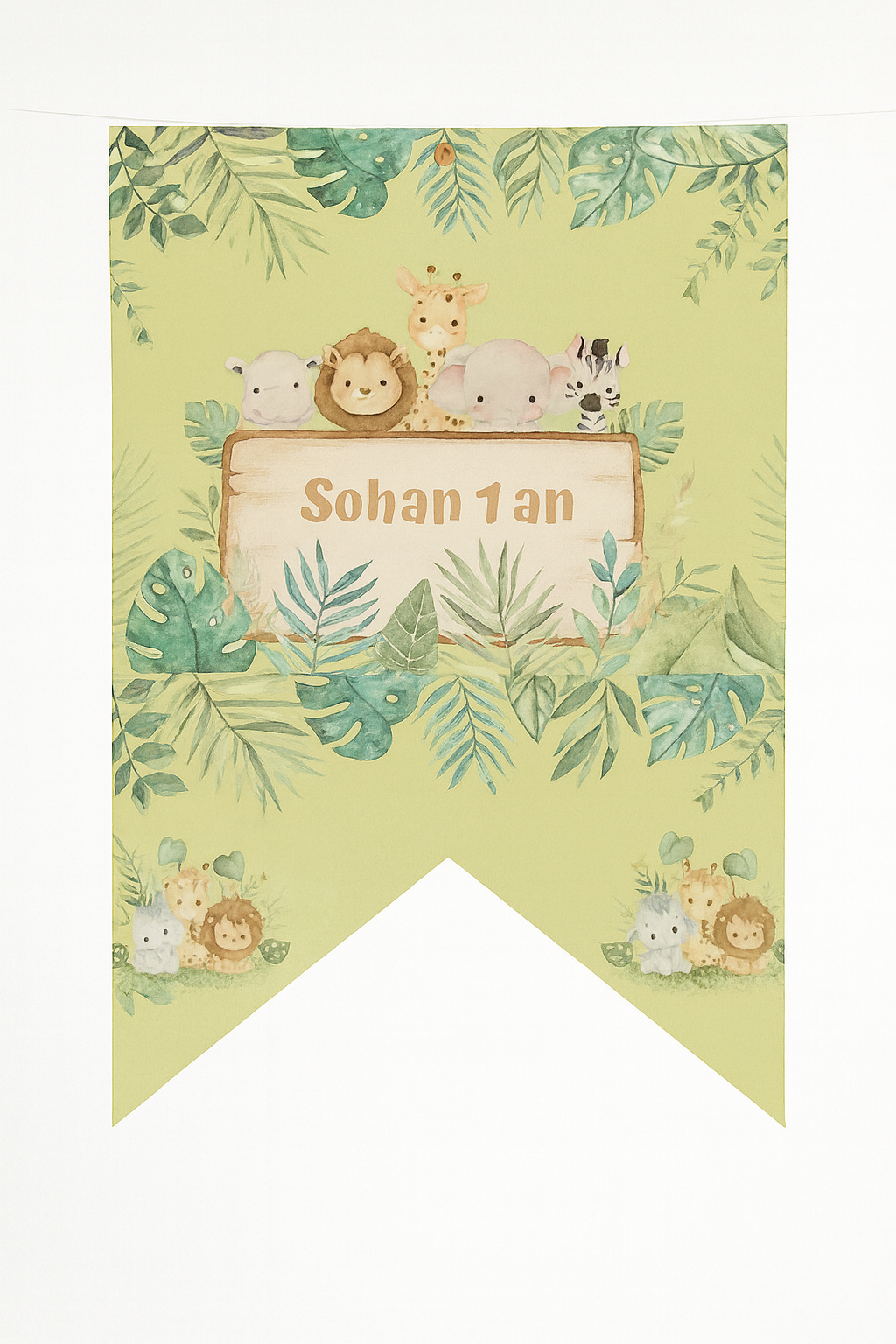 Banderole anniversaire personnalisée