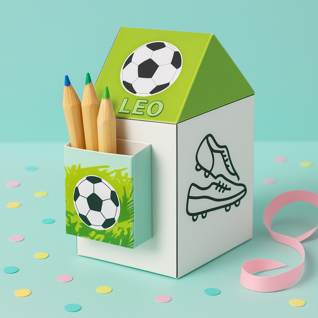 Boîte cadeau à colorier personnalisée