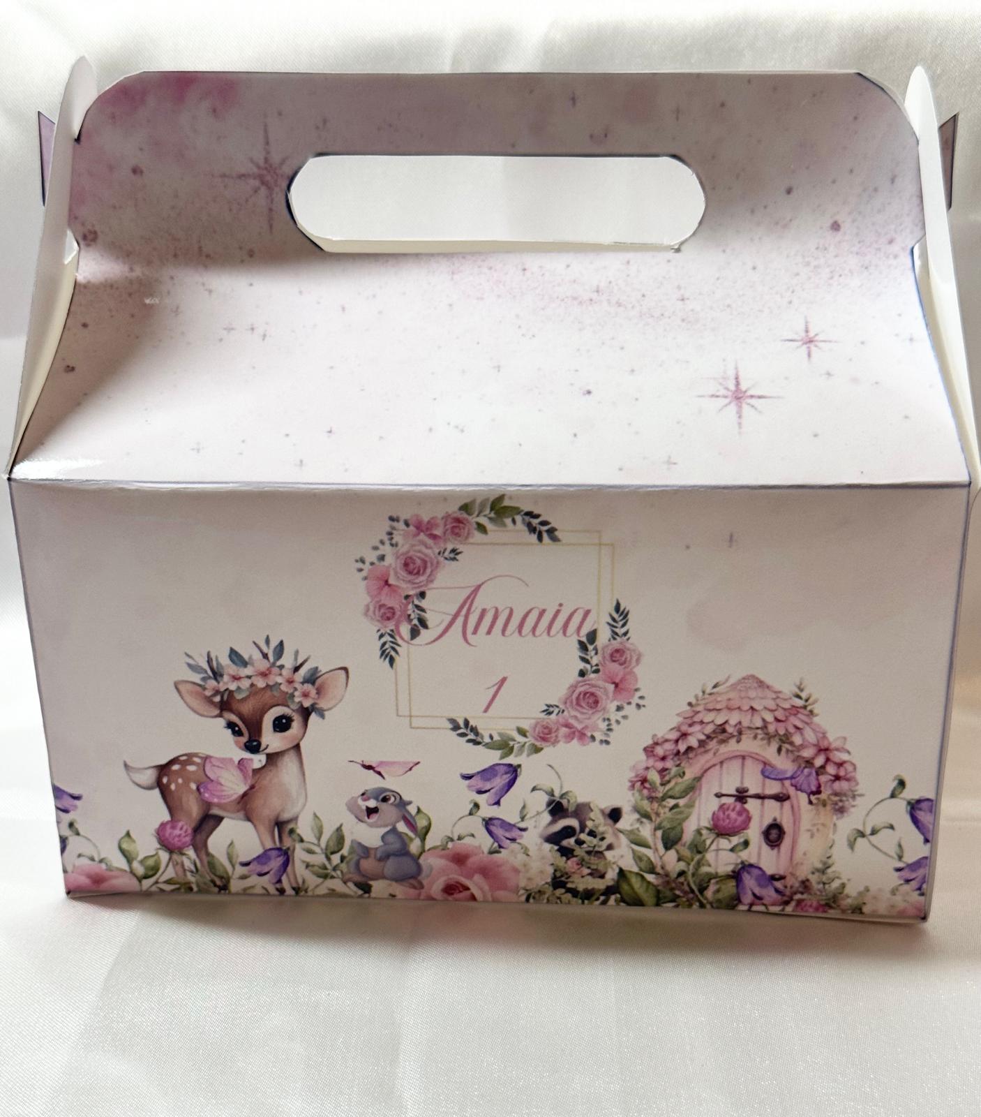 Boîte Cadeau / Lunch Box crée par mes soins personnalisée