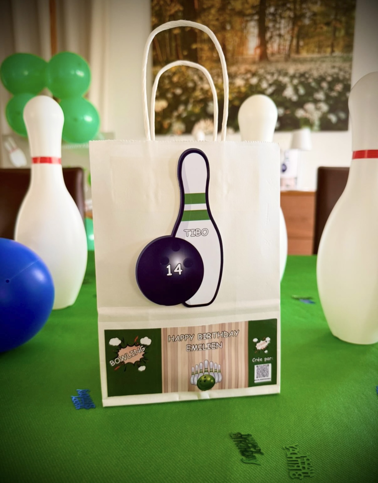 Sac cadeau personnalisé - 16 x 21 cm – Image 2